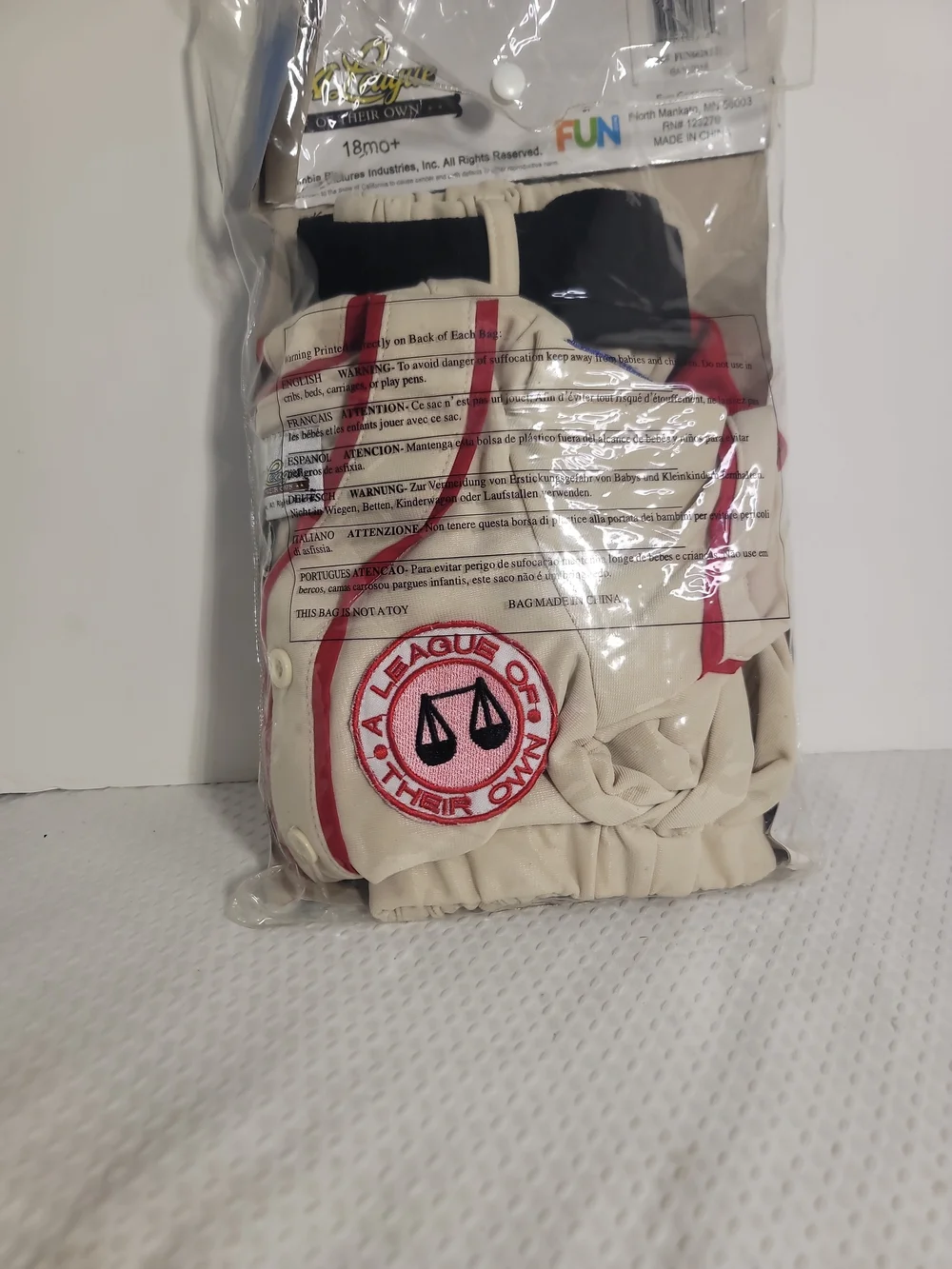 Kids Baseball Costume - Red & Cream Coach Outfit